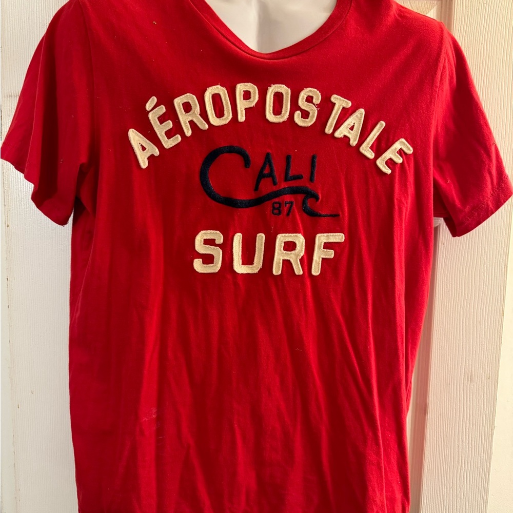 Men’s Aeropostale T-Shirt, Red, Size L/G
